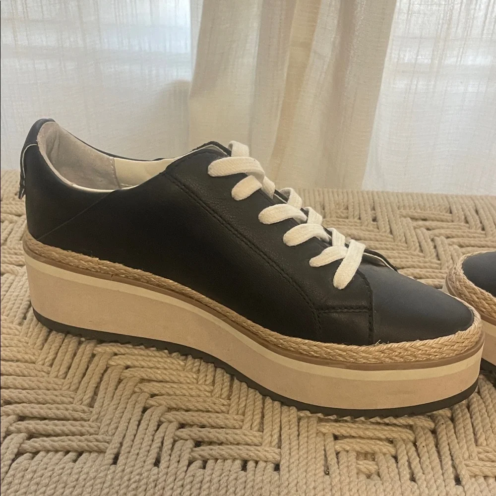 Dolce Vita Black Platform Sneakers - Picture 7 of 10